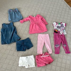2t assorted clothes h&m, carters, Oshkosh, old navy